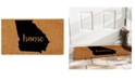 Home & More Georgia 18" x 30" Coir/Vinyl Doormat